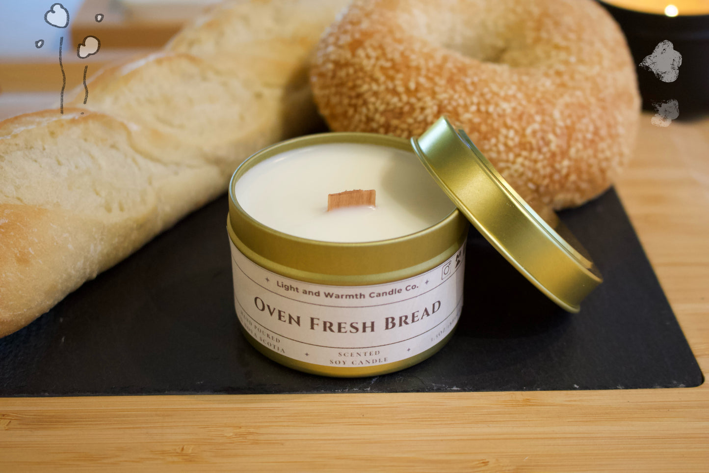 Oven Fresh Bread Scented Candle