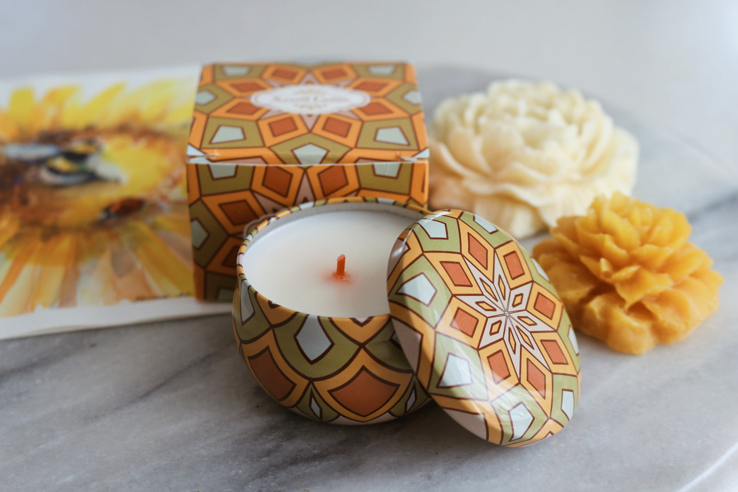 Rose Bouquet Scented Candle